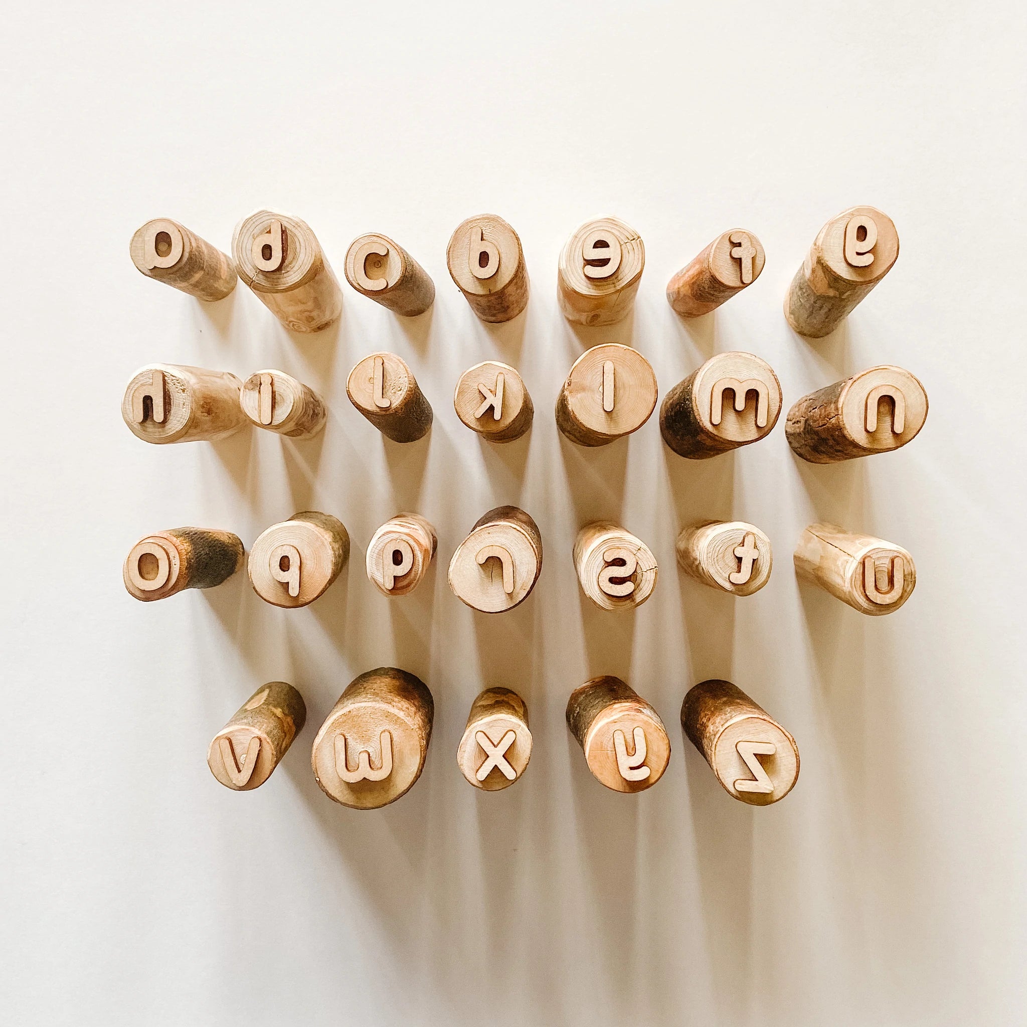 Tampons alphabet - Montessori Spirit