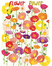 Charger l&#39;image dans la galerie, Carte de souhait &#39;Flower Power&#39; par l&#39;artiste Annick Gaudreault
