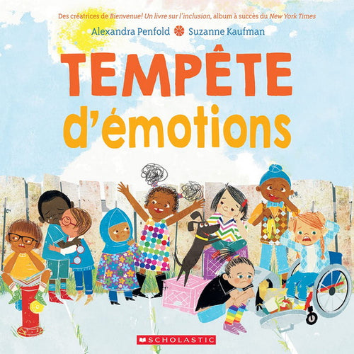 Livre 'Tempête d'émotions' écrit par Alexandra Penfold et illustré par Suzanne Kaufman aux Éditions Scholastic